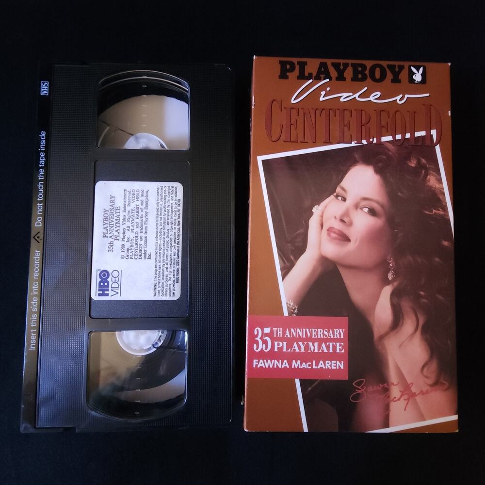 Vintage 35th Anniversary Fawna Mac Laren Centerfold Playmate VHS Video Tape Rare